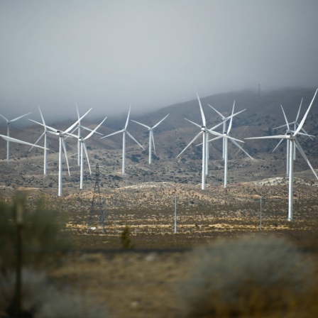 Windräder im Death Valley
