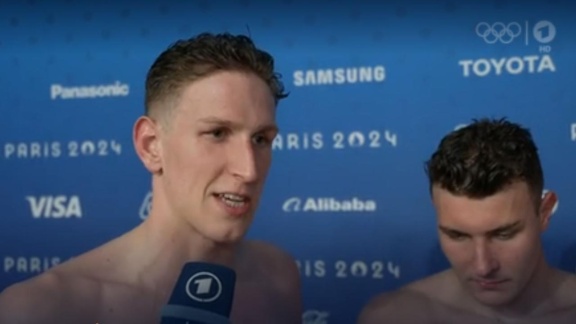 Sportschau Olympia 2024 - Schwimm-staffel: Lukas Märtens - 'müssen Wir Analysieren'