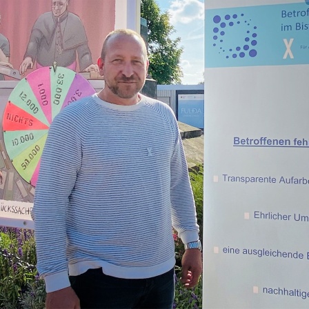 Jens Windel von der "Betroffeneninitiative im Bistum Hildesheim".