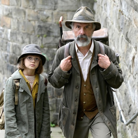 Szene aus dem Film "Der Buchspazierer" 