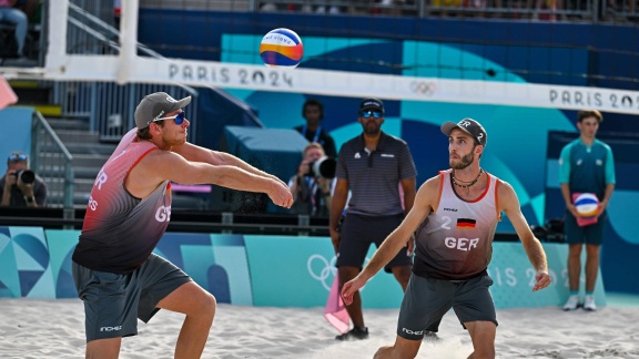 Sportschau Olympia 2024 - Beachvolleyball - Das Halbfinale Ehlers/wicklers Gegen Mol/sörum In Der Zusammenfassung