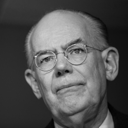 Der amerikanische Politikwissenschaftler John Mearsheimer bei einer Rede in Washington, 2019. 