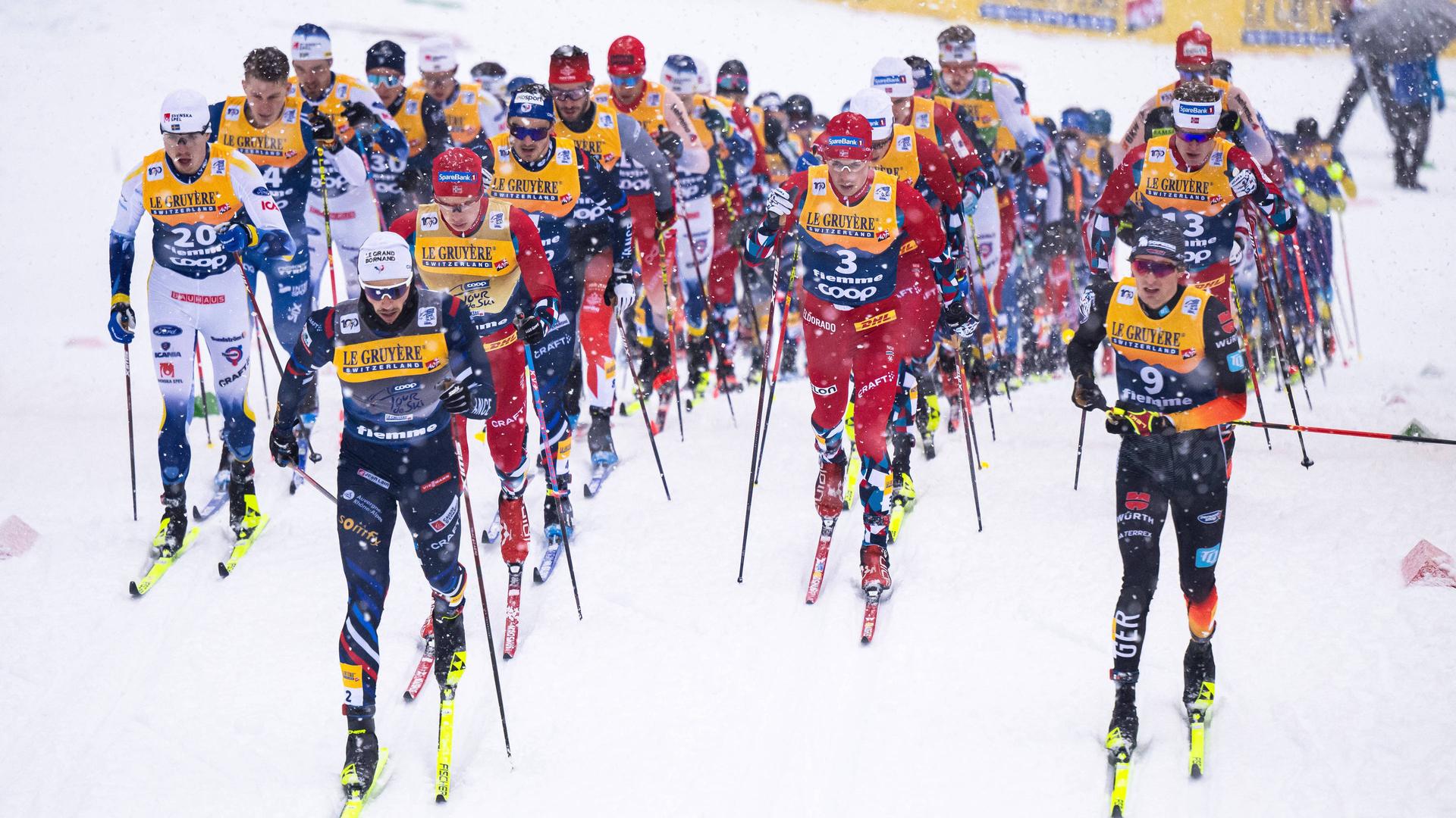 Sendung Verpasst | Sportschau Wintersport, Der Massenstart Der Männer ...