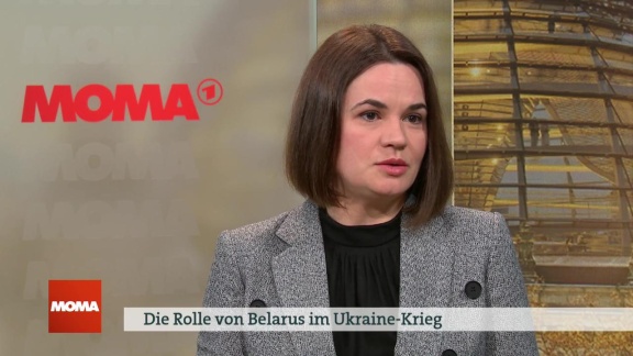 Morgenmagazin - Tichanowskaja: 'belarusen Unterstützen Den Krieg Nicht'