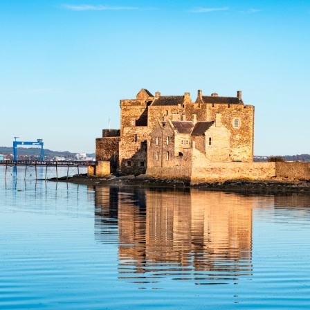 Das Blackness Castle in Schottland.