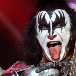 Gene "The Demon" Simmons der Band Kiss auf dem Nova Rock Festival 2013