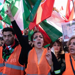 Solidaritäts-Demo in Berlin für die Proteste in Iran