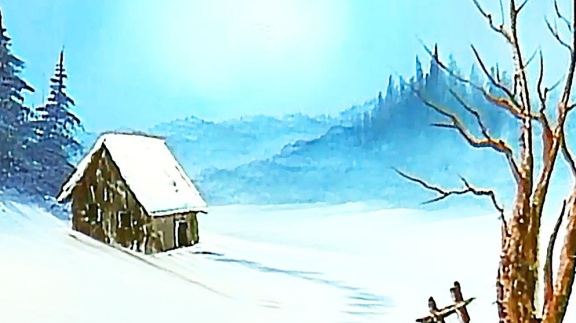 Bob Ross - Frosty Winter Morn