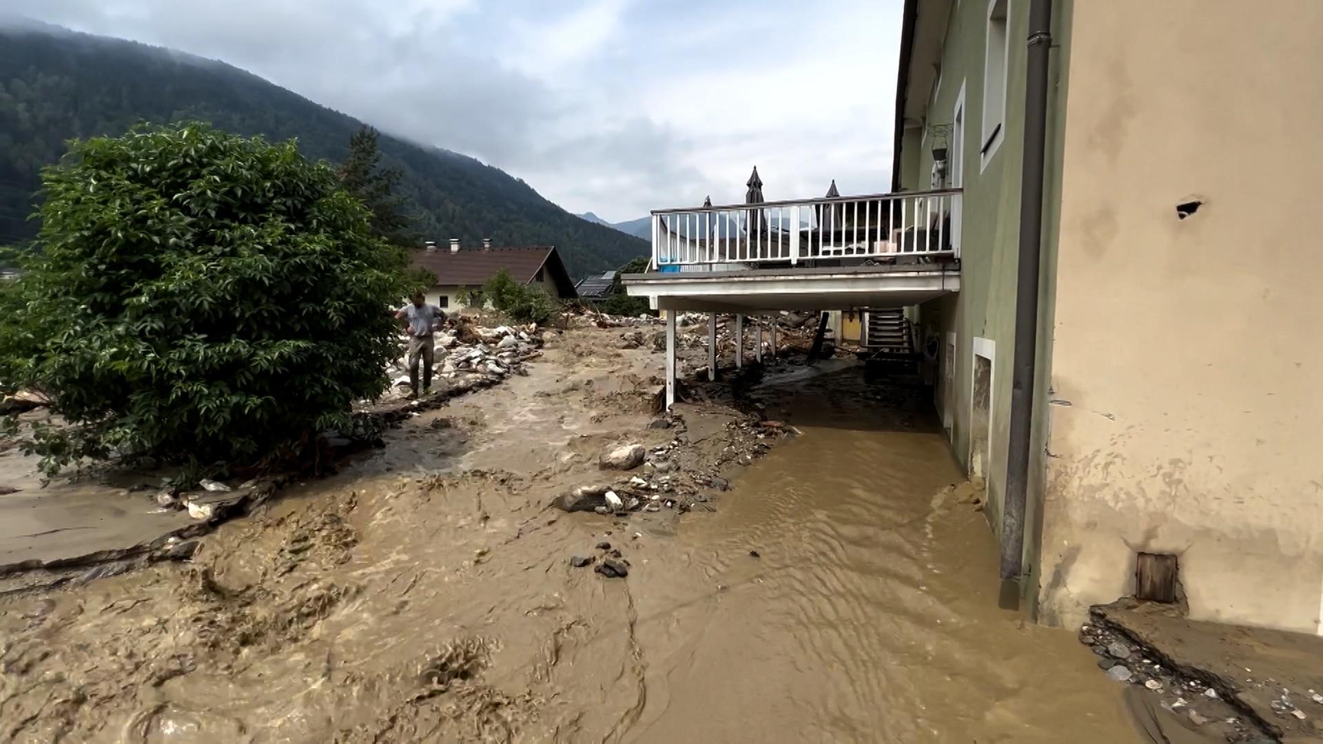 Schwere Unwetter Österreich