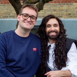 Marcel Stober und Conchita Wurst