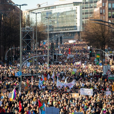 Demonstrieren gegen die AfD - Was heißt das in Ostdeutschland?
