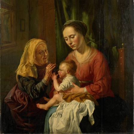 Jungfrau und Kind mit der Heiligen Anna (Anna Selbdritt), Dirk van Hoogstraten, 1630