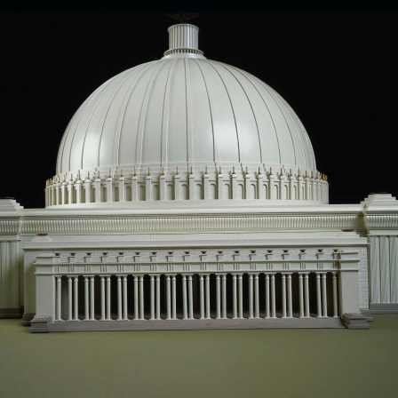 Modell der geplanten Kongresshalle/Speer. Berlin, Neugestaltung der Reichshauptstadt