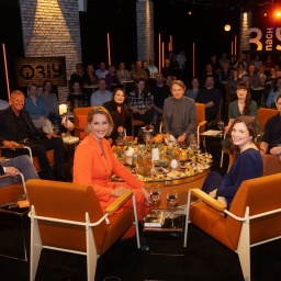 3nach9 mit Marianne Rosenberg, Gert Rosenthal und Florian Lukas, Heidi Reichinnek, Vincent Moissonnier, Madeleine Hofmann und Prof. Rüdiger Lange.