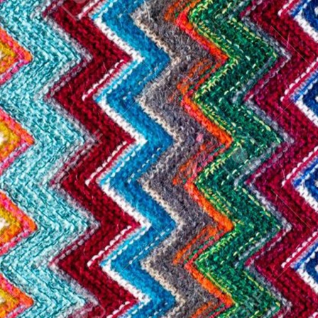 Missoni fabric wool texture. Symbolfoto