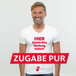 Satirische Fotomontage: Jürgen Klopp trägt lachend ein weißes Shirt mit der Aufschrift: Hier könnte Ihre Werbung stehen!