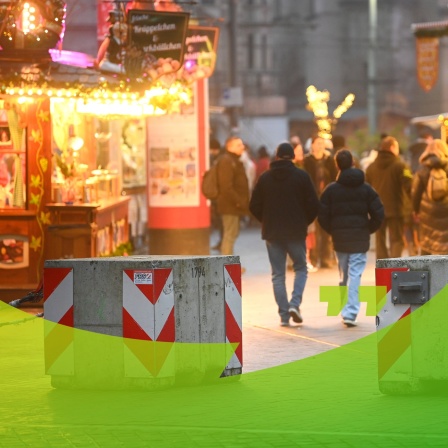 Weihnachtsmarkt Halle | Bild: dpa-Bildfunk/Heiko Rebsch