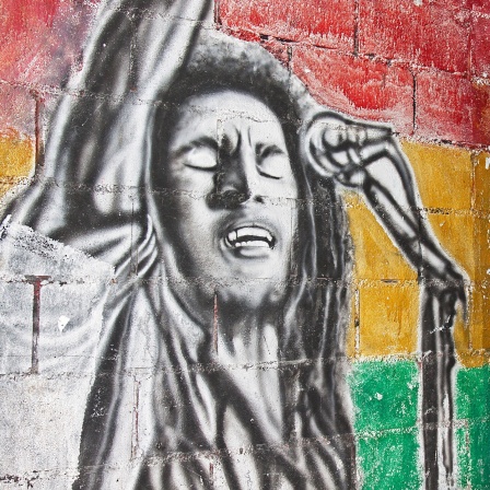 Wandbild von Bob Marley