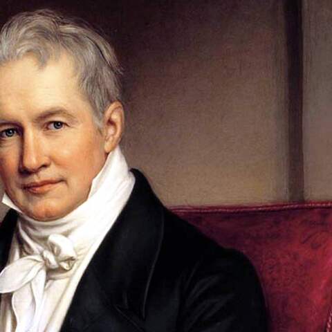 Gemälde zeigt Porträt von Alexander von Humboldt