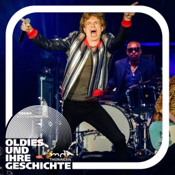 Mick Jagger, von links, Steve Jordan und Keith Richards von den Rolling Stones während der "No Filter"-Tour, 2021