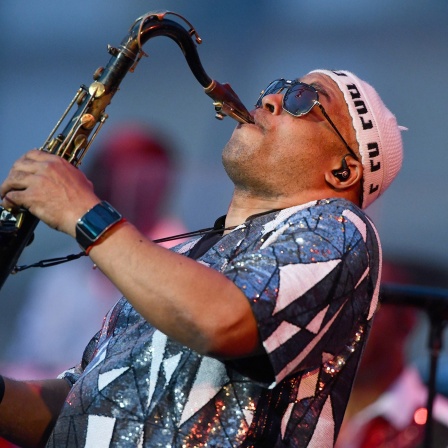 Sänger und Saxophonist Ronald Bell von Kool & the Gang 2019