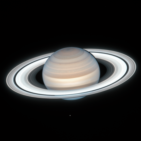 Sterne und Planeten (hier Saturn) lügen nicht – sie schweigen. Ein Einfluss der Gestirne auf unser Leben lässt sich nicht belegen. 