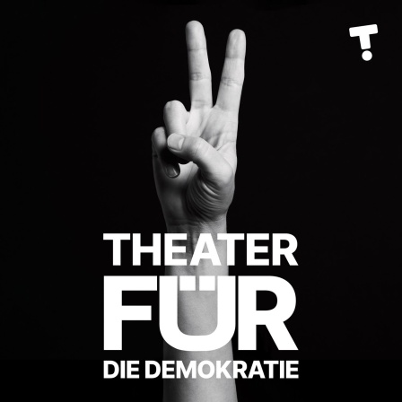 Logo der Kamapgane "Thater für die Demokratie" (Bild. Deutscher Bühnenverein)