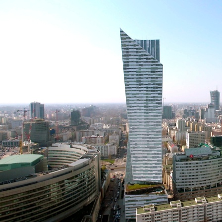 Warschaus Skyline verändert sich monatlich.