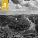 Saarschleife von oben