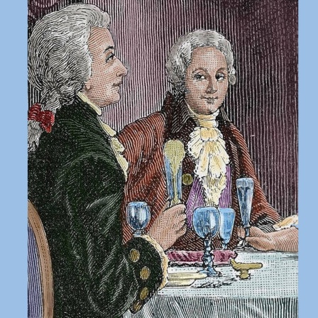 Wolfgang Amadeus Mozart und Antonio Salieri 