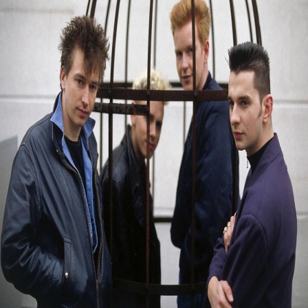 Depeche Mode bei einer Foto-Session 1988