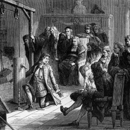 Denis Papin demonstriert 1688 der Professorenschaft in Marburg seine "Pulvermaschine" 