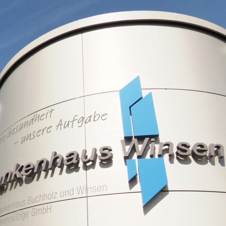 Der Eingang zum Krankenhaus Winsen (Luhe).
