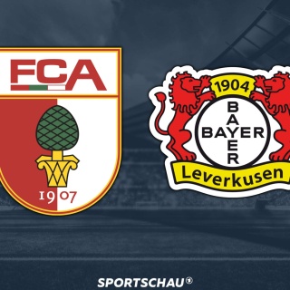 Logo FC Augsburg gegen Bayer Leverkusen