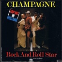 Plattencover Champagne "Rock and Roll Star"