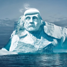 Wird das Abbild von Donald Trumps Gesicht auf einem arktischen Eisberg schmelzen oder tausend Jahre überdauern? Das "Projekt Trumpmore" will den Klimawandel auf monumentale Weise veranschaulichen.