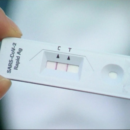 Positiver Coronatest. 