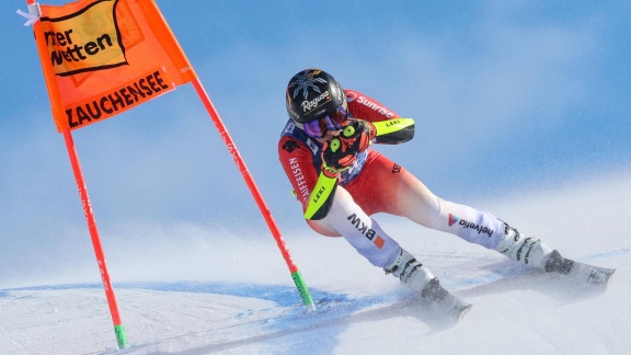 Sportschau Wintersport - Der Super G Der Frauen In Zauchensee - In Der Zusammenfassung