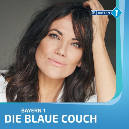 Blaue Couch · Bettina Zimmermann, Schauspielerin, 