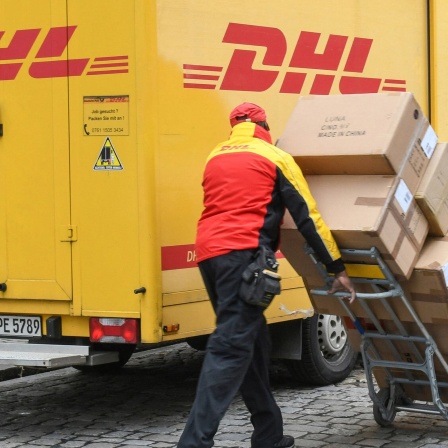 DHL-Paketzustellung in Freiburg