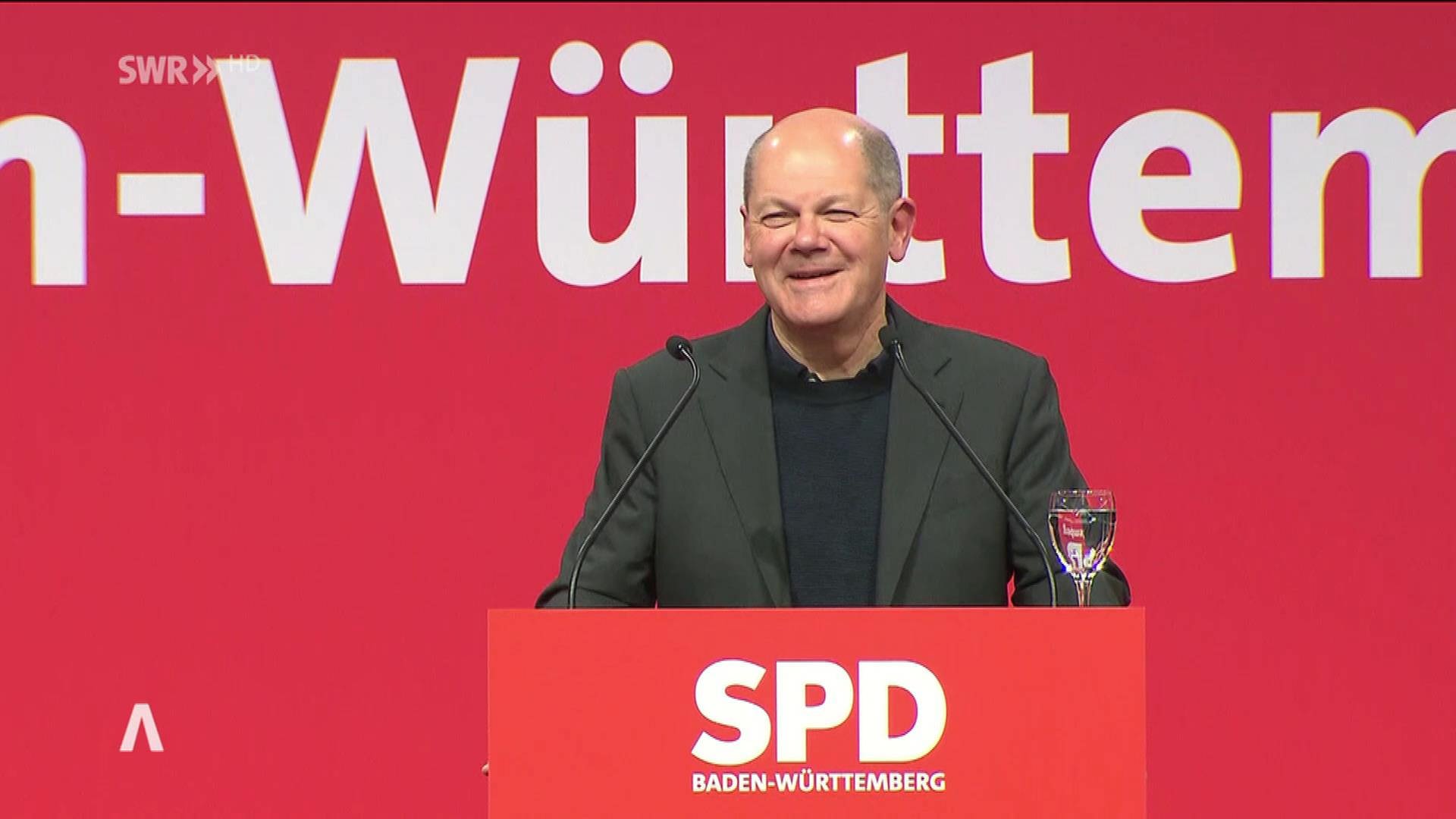 SWR Aktuell Baden-Württemberg: Landesparteitag SPD BW: Scholz Gibt Sich ...