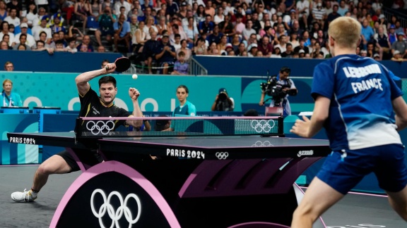 Sportschau Olympia 2024 - Tischtennis: Ovtcharov - Lebrun Im Re-live