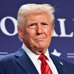Nahaufnahme von US-Präsident Donald Trump