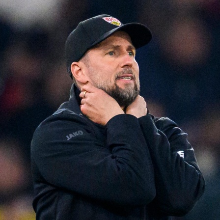 Stuttgarts Trainer Sebastian Hoeneß