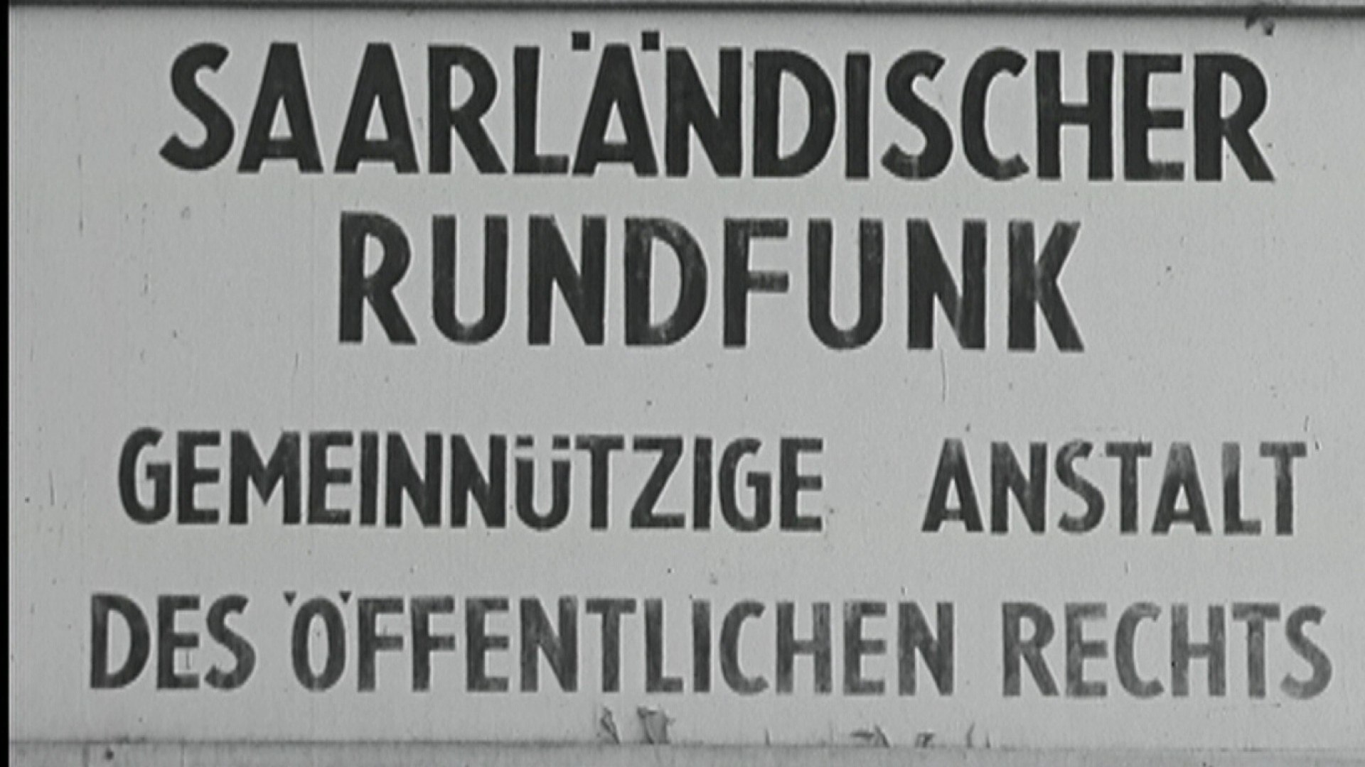 Saar100 1956 Neue Ära der Saarländische Rundfunk entsteht ARD