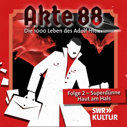 Illustration zur Serie &#034;Akte 88&#034; Staffel 3, Folge 2, Verschwörungstheorien über Hitler nach 1945