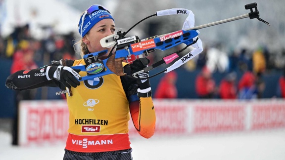 Sportschau Wintersport - Biathlon-verfolgung Der Frauen - Die Zusammenfassung