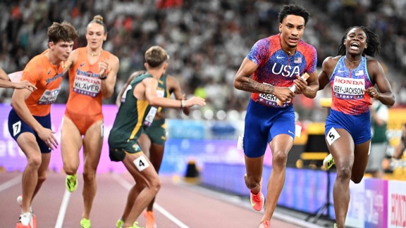 Sportschau Leichtathletik-wm 2025 - Das Finale Der 4x400-meter-mixedstaffel