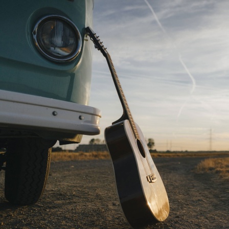 Gitarre ist ein Instrument für die Reise