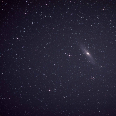 Sternfeld mit Andromeda Galaxie